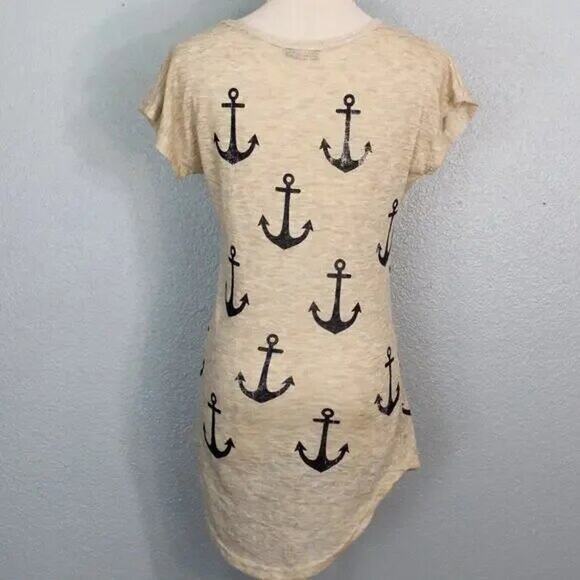 FREE KISSES Anchors Top Natural Color Size Medium - Picture 7 of 9